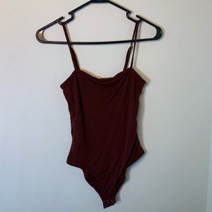 Forever 21 Burgandy Bodysuit
